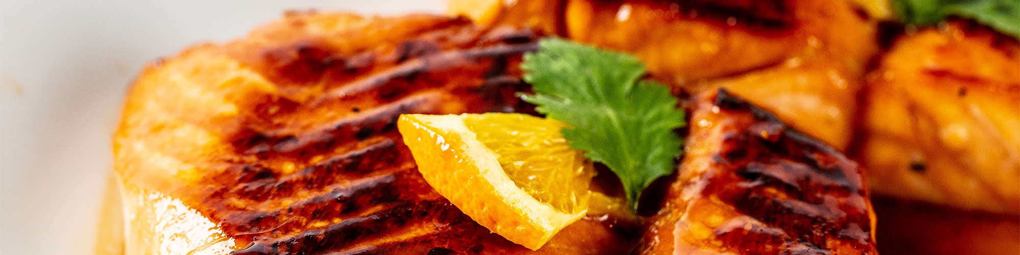 Salmon with Orange and Ginger Glaze