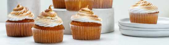 Tres Leches Cupcakes with Meringue Frosting