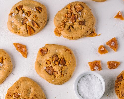 Gluten-Free Salted Caramel Cookies