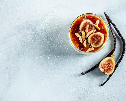 Fig Compote Panna Cotta